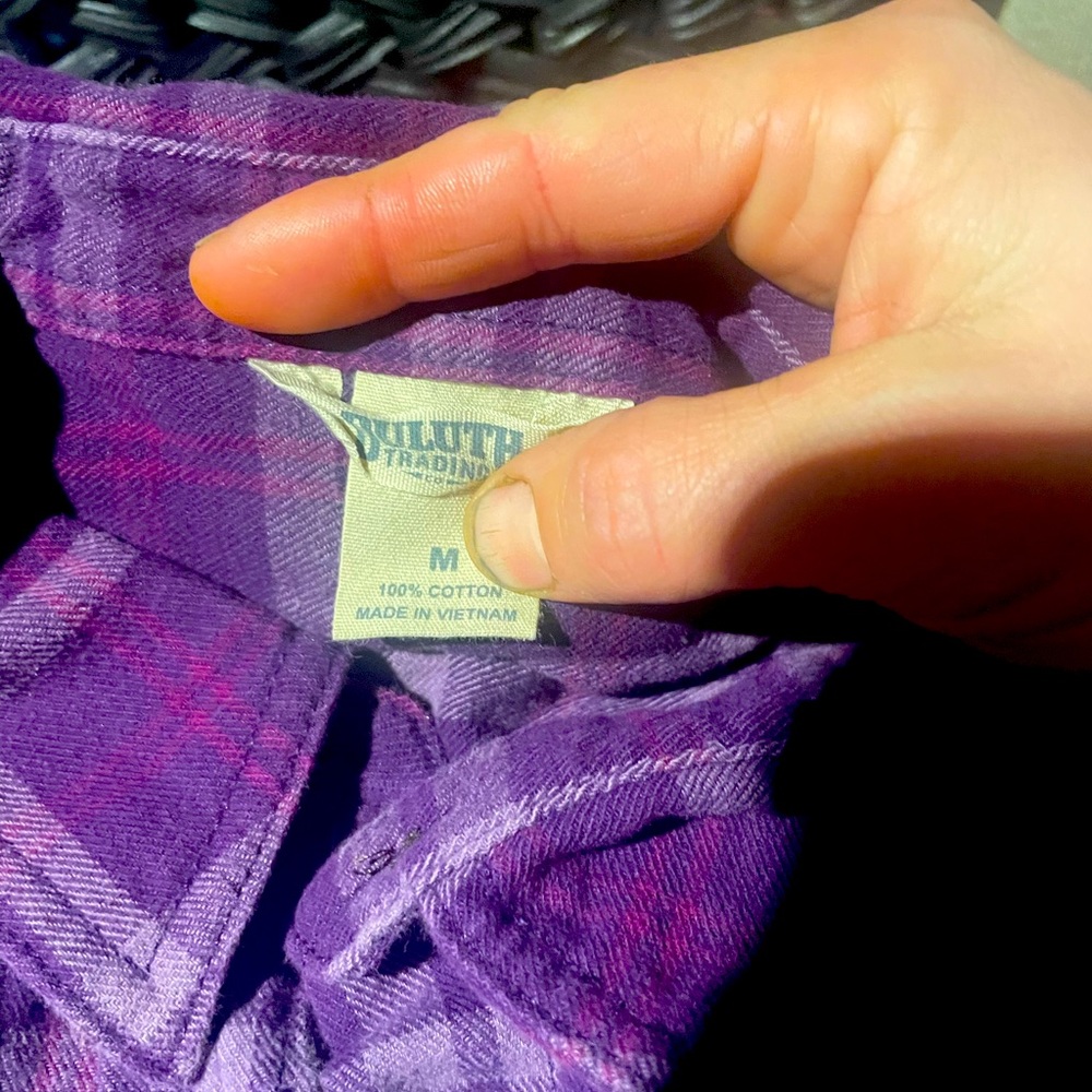 Duluth Trading flannel shirt